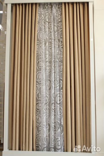 Шторы готовые канвас
