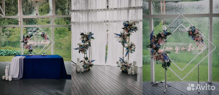 Украшение свадеб, декор мероприятий