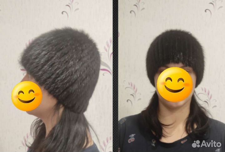 Шапка норковая женская