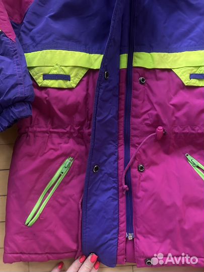 Комбинезон зимний р 128-140 брюки и куртка