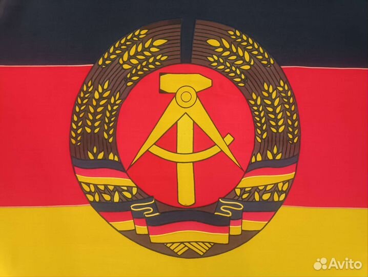 Флаг ГДР (1959-1990) для вмф СССР, новый