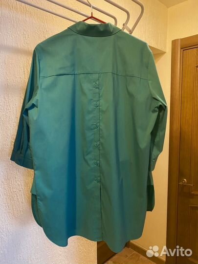 Рубашка женская х/б длинная размер 56