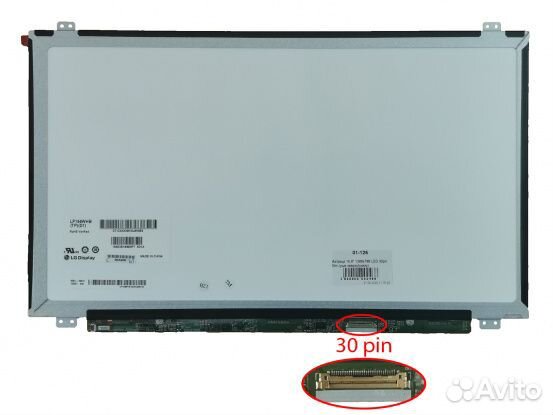 Матрица для ноутбука Slim 40 pin 30 pin