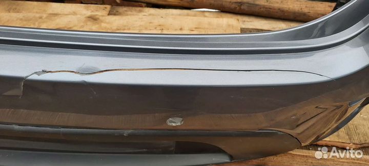 Задний бампер киа рио IV 2017 год