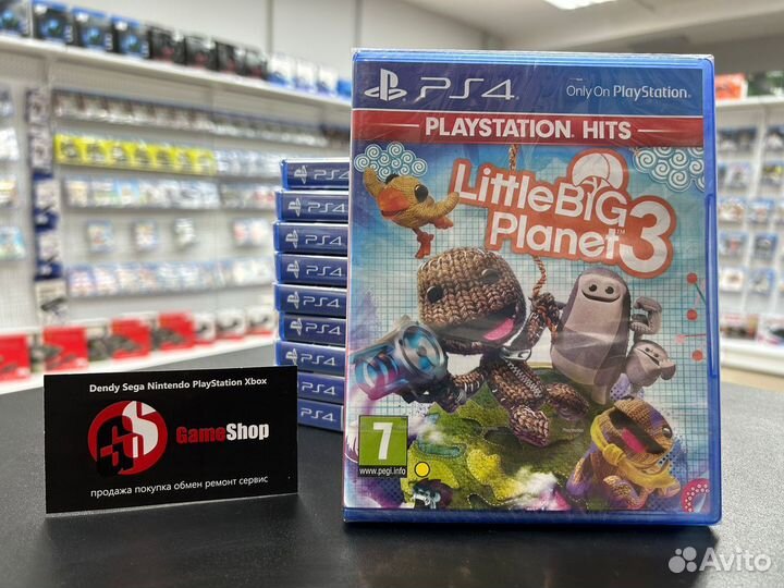 Диск LittleBig Planet 3 PS4