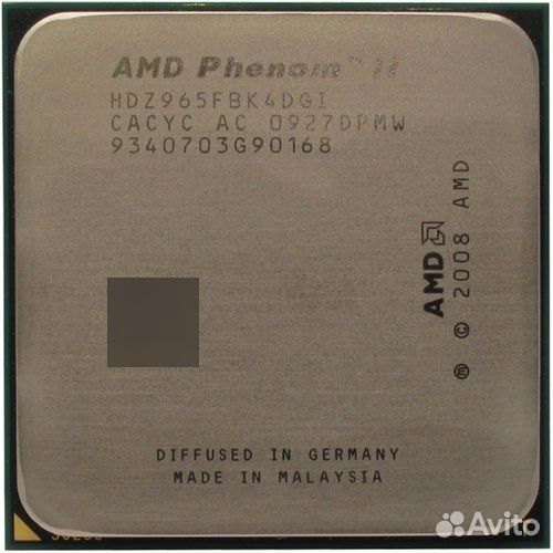Процессор AMD Phenom II X4 965 black edition