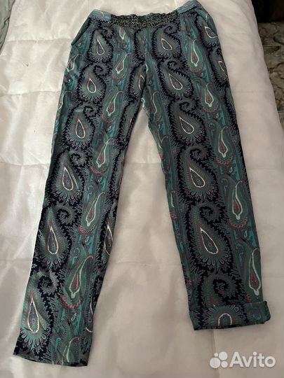 Шелковые брюки женские s