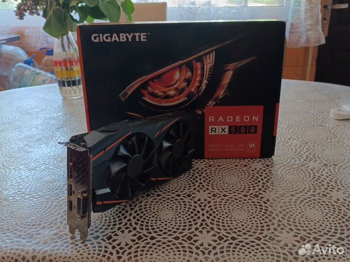 Видеокарта rx580 4gb