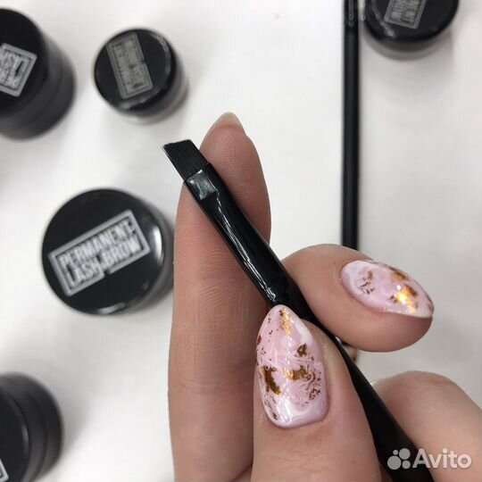 Кисть для бровей Permanent lash&brow