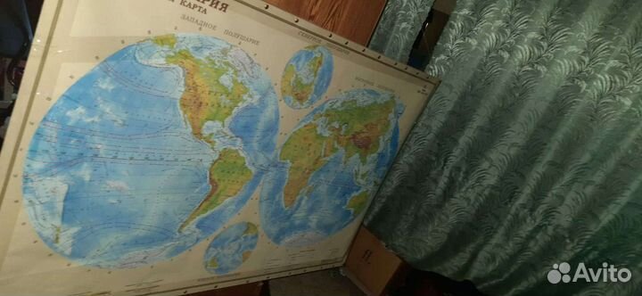 Атлас Карта мира на стену