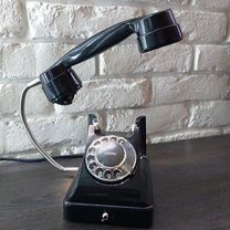 Старый телефон дисковый багта-50 светильник