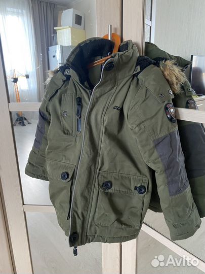Куртка парка зимняя детская для мальчика