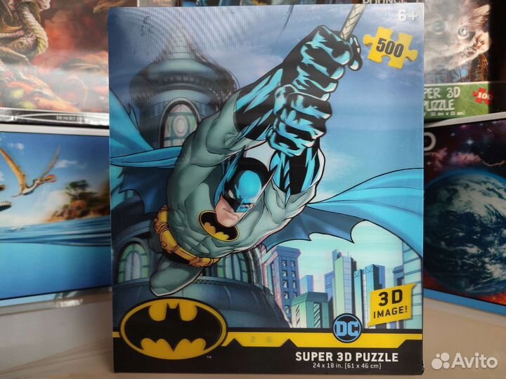 Новый пазл Prime 3d Полëт бэтмена 500 деталей