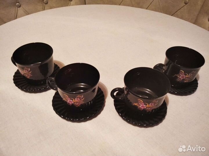 Сервизы чайные и кофейные, 6 шт