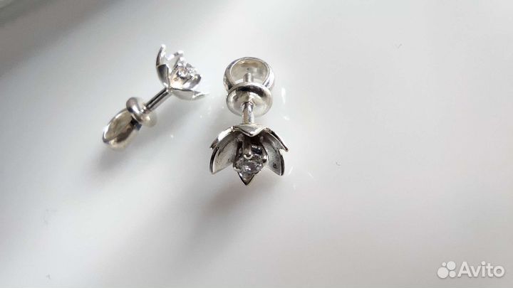 Серебряные серьги