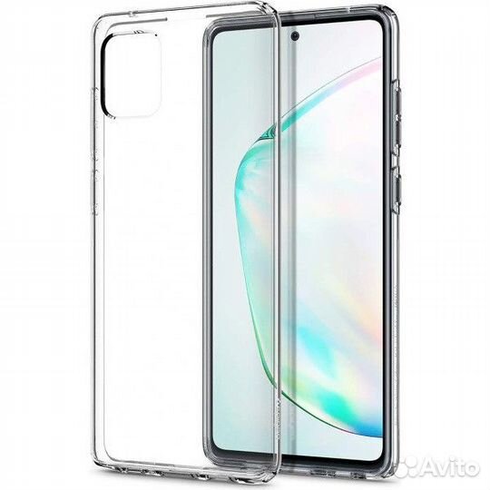 Силиконовый чехол Samsung Galaxy Note 10 (прозрачн