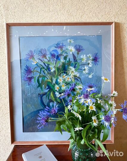 Интерьерная картина. Рисунок. Графика. Букет