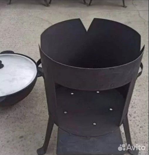 Печь под казан на 16 литров без дверцы учаг