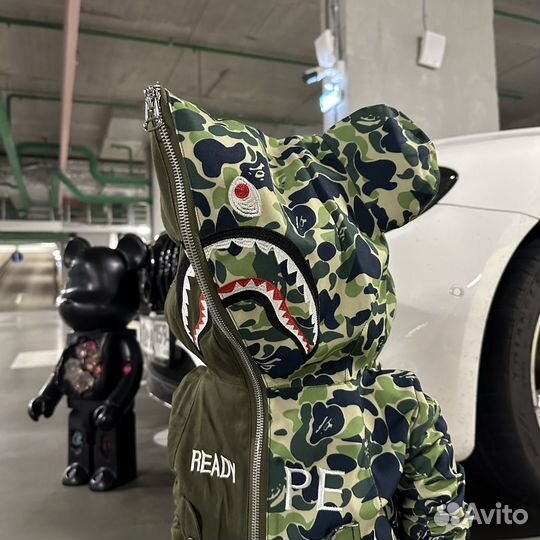 Медведи bearbrick 70 см bape новый