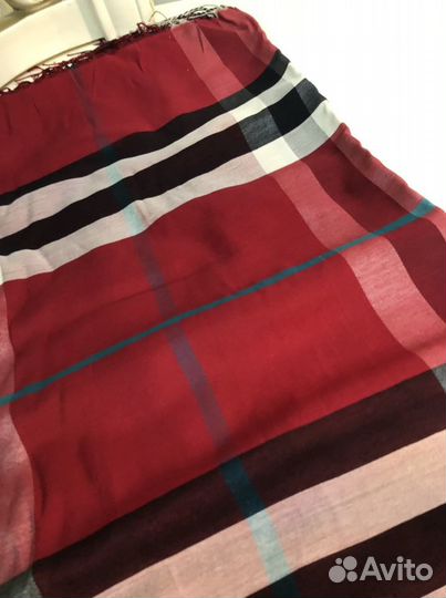 Палантин в клетку