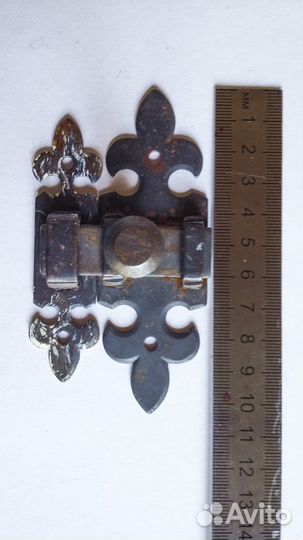 Защелка на дверь СССР задвижка с декором