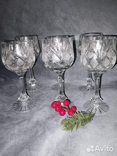 Хрустальные фужеры 