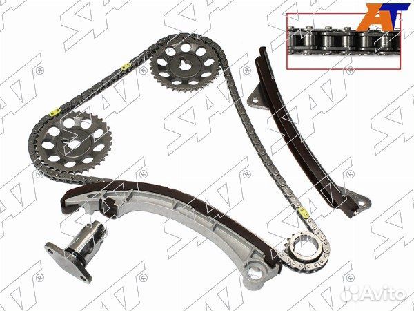 Комплект цепи грм toyota corolla