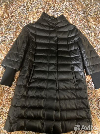 Пуховик зимний длинный женский 44