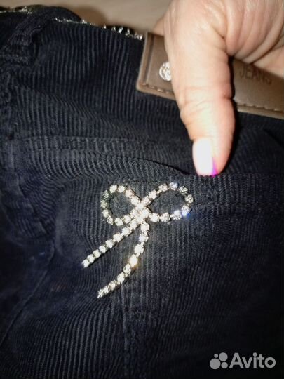 Винтажная юбка Blumarine jeans Swarovski