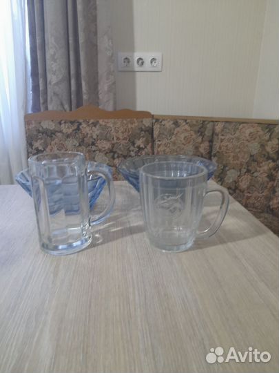 Конфетница цветное стекло СССР