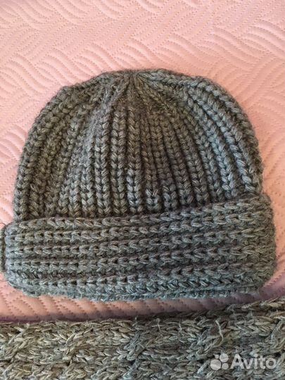 Женский шарф, шапки, капюшон-снуд и наушники