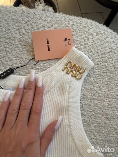 Люксовый топ женский Miu Miu (шикарный)