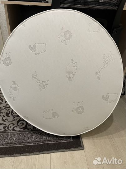 Матрас детский круглый 75*75 мишутка