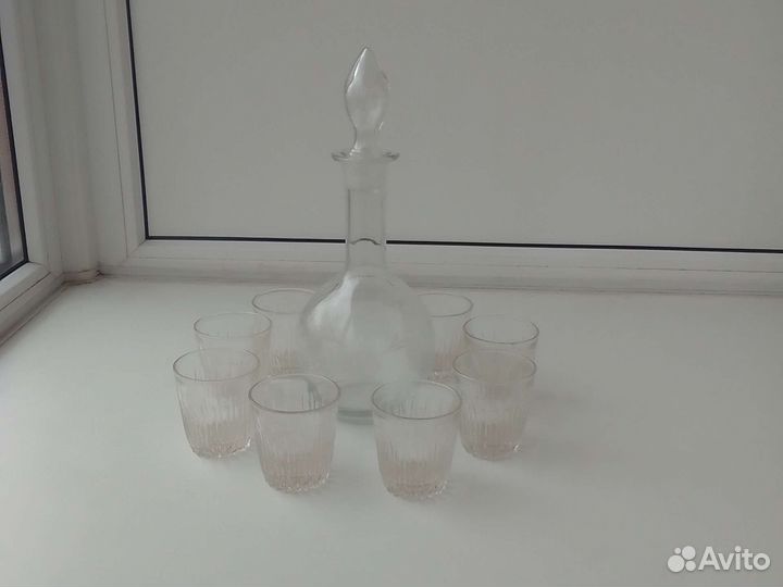 Графин с рюмками СССР
