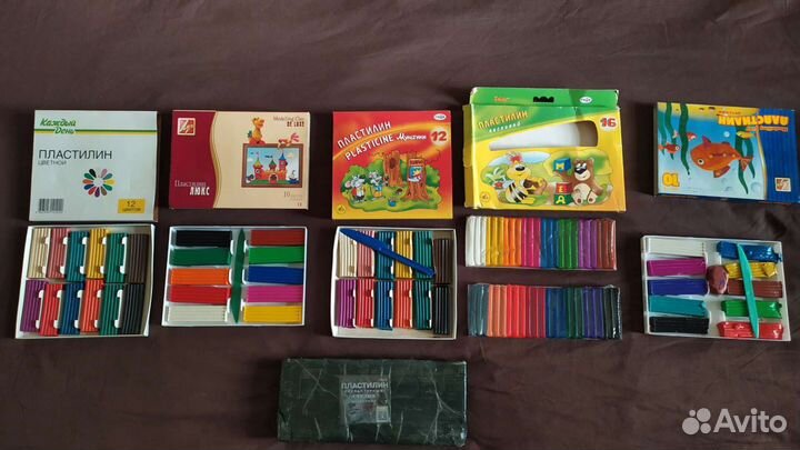 Пластилин в ассортименте
