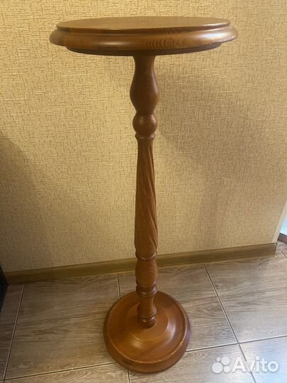 Подставка, стойка деревянная для растений