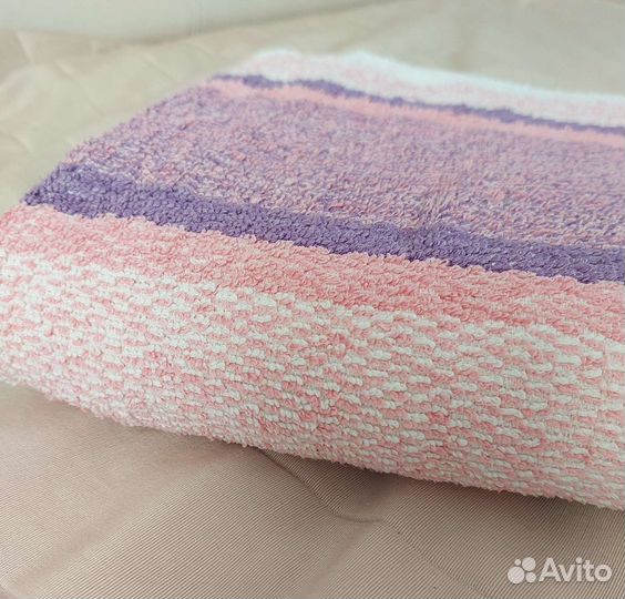 Махровая простынь без резинки 184х130