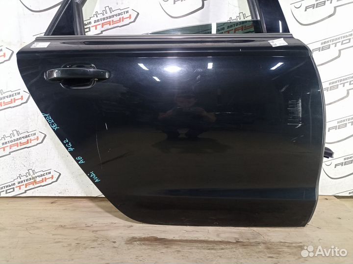 Дверь audi A6 4G2 4GC C7 4G5833052 задняя правая sedan черный, LZ9Y XE221