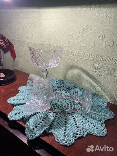 Хрустальная ваза,графин,салатник