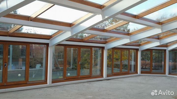 Остекление пластиком веранды террасы