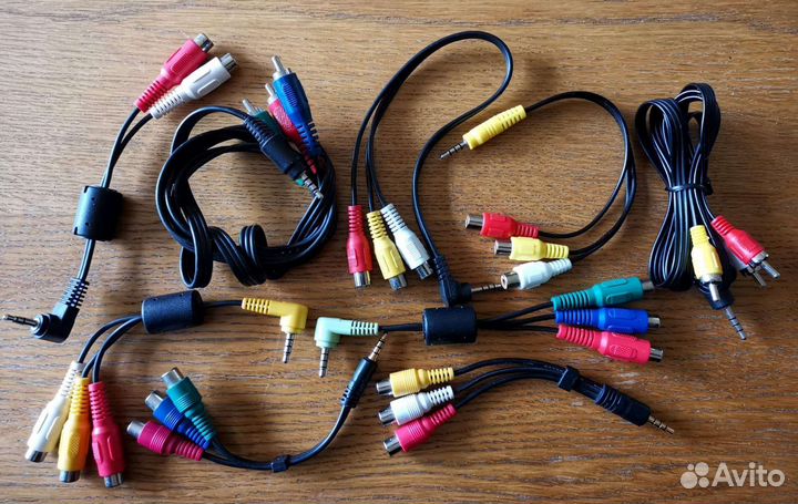 Кабеля разные RCA- jack, RCA-XLR, RCA-RCA