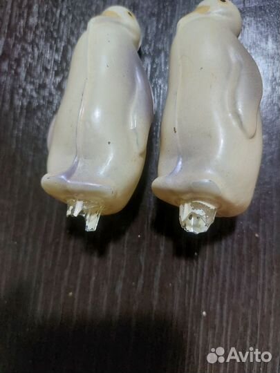 Елочные игрушки СССР пингвин, Алладин