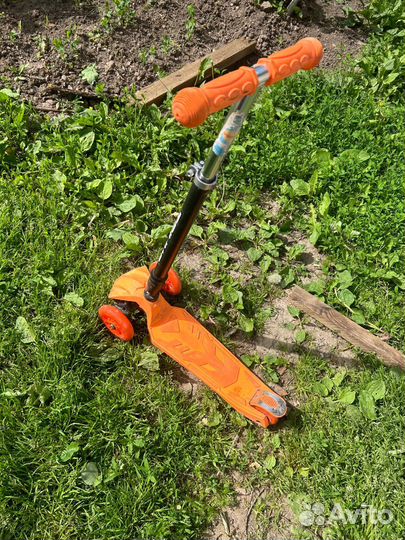 Самокат детский трехколесный бу