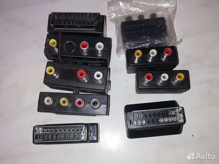 Переходник скарт на тюльпан