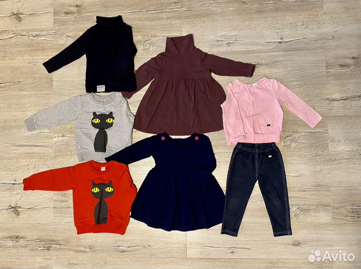 Одежда вещи для девочки 86 размер пакетом
