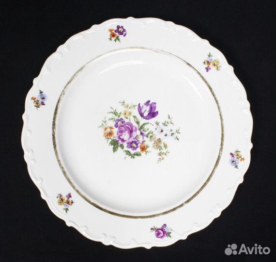Набор Тарелки под второе 2 шт. Мейсенский букет