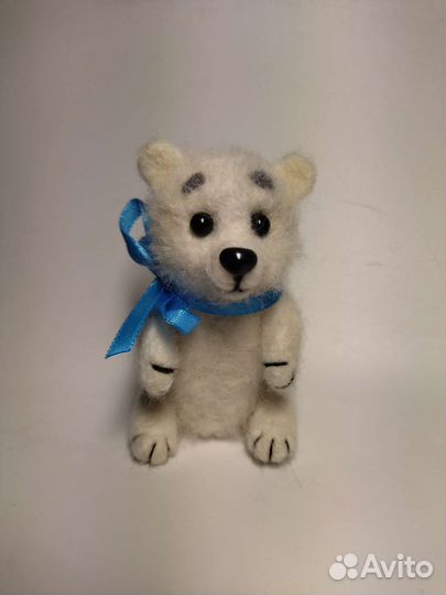 Мишка валяный