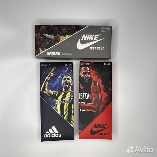 Носки nike adidas