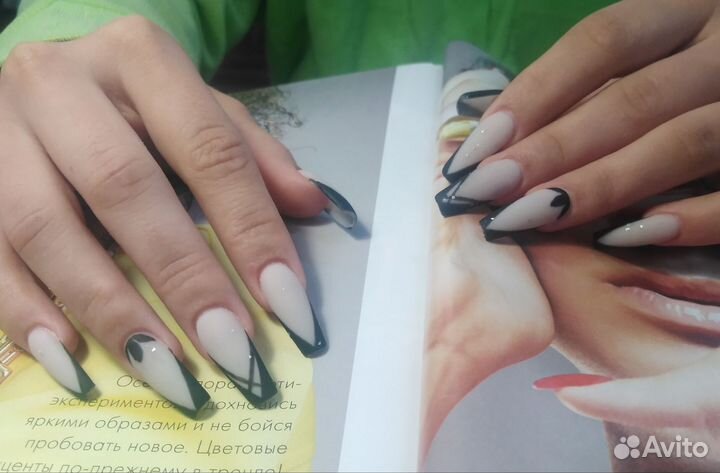 Маникюр с покрытием гель лак