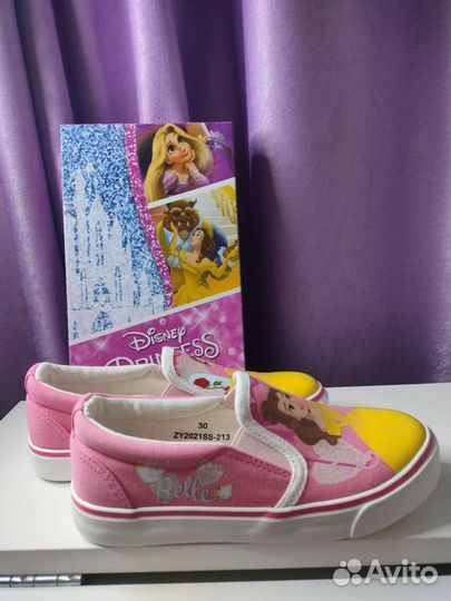 Слипоны для девочки 30 размер